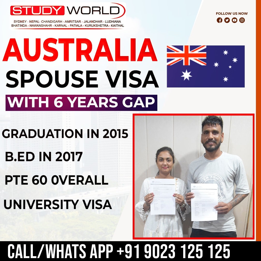 Australia Spouse Visa With 6 Years Gap
